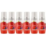 Concentrs sodastream - lot de 6 concentrs grenadine sans sucres - jusqu'a 54l de boissons - 440 ml