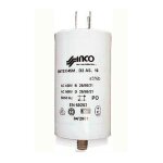 Condensateur de demarrage 4 ?f 450v 9010424 pour lave linge. . .