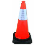 C�ne de chantier, orange, hauteur de 75 cm ( prix pour 1 )