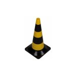 Cne de signalisation jaune / noir - 50 cm