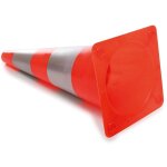 Perel cne de signalisation avec 2 bandes rflchissantes, usage rcratif, 50 cm