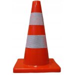 C�ne de signalisation routi�re en pvc 45 cm