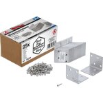 Connecteur d?angle inoxydable 40 x 40 x 40 mm pack conomie 25 pices