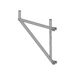 Echafaudages st�phanois ? console de d�port 0, 90 m pour �chafaudage ma�on ? acier zingu� ? charge maximale ...