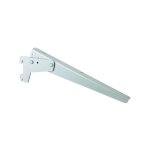 Console inclinable avec �querre � 2 crochets - d�cor : blanc - longueur : 400 mm element system