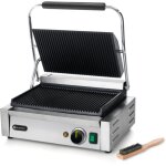 Hendi - contact panini contact - grill rainuré 2200w 263655 Hendi - contact panini contact - grill rainuré 2200w 263655