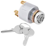 Contacteur � cl� d'allumage interrupteur de d�marrage du moteur 12v 3 positions on off avec cl� universel ...