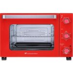 Continental edison - cemf35r - minifour electrique 35l rouge - 1500w - rotissoire, convection naturelle ...