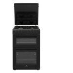 Cuisiniere gaz continental edison cecdf6060b1 - 4 feux - noir - l60 xp60 x h90 cm