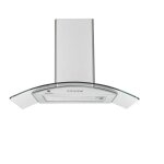 Continental edison - hotte d�corative l60 cm - inox verre