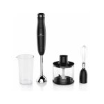 Continental edison - mixeur electrique plongeant cehb01 noir - 400w - verre doseur 550 ml - 2 vitesses ...