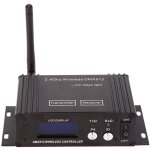 Contrleur dmx 512 sans fil 2, 4 ghz, metteur - rcepteur, cran lcd, rpteur de puissance rglable, ...