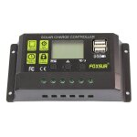 Contrôleur solaire pwm 12v / 24v automatique 10a, 20a, 30a pour panneau solaire photovoltaïque Contrôleur solaire pwm 12v / 24v automatique 10a, 20a, 30a pour panneau solaire photovoltaïque