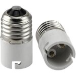 Convertisseur de douille e27 � b22, adaptateur de douille d'ampoule � vis � ba�onnette, support d'ampoule ...