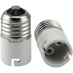Convertisseur de douille e27 � b22, adaptateur de douille d'ampoule � vis � ba�onnette, support d'ampoule ...