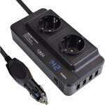 Convertisseur onduleur 200 w 12 v vers 220 v, transformateur  onde sinusodale modifie, adaptateur ...