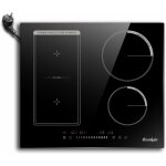 Plaque  induction 4 feux avec prise, plaque de cuisson lectrique, 60cm, 3500w, encastrable 4 foyers ...