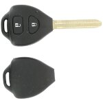 Coque cle adaptable toyota 2 boutons - keyskar