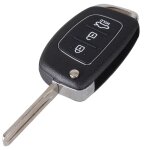 Coque cl� pour hyundai santa fe tucson i10 i20 i40 ix20 ix35 - 3 boutons - plip cl� t�l�commande phonillico ...