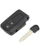 Coque de cl� de voiture � 2 boutons avec embryon de cl� pour toyota prius