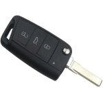 Coque cl� pour vw polo golf 7 t - roc tiguan jetta seat ibiza leon ateca arona toledo skoda fabia octavia ...
