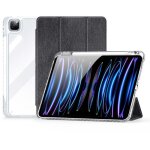 Coque ipad pro 11 2024 dux ducis unid series avec fonction veillereveil automatique - transparente noire ...