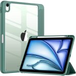 Coque rigide en cristal pour ipad air 11 gen. 6 2024 (vert)