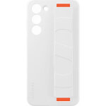 Samsung - coque en silicone avec lanire pour galaxy s23 + 5g blanc - blanc