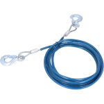 Cordage de remorquage automobile � crochet, 4 m � 10 mm, c�ble d'acier de 5 tonnes, adapt� aux voitures, ...