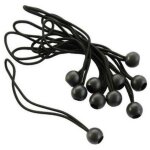 Cordes �lastiques pour b�che - lot de 10, nylon r�sistant aux uv, 1 m�tre chacune, adapt�es au camping ...
