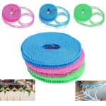 Corde � linge en nylon, 6 pi�ces cordes � linge exterieur, antid�rapante portable cl�ture �tendoir corde(3m, ...