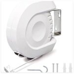 Corde � linge r�tractable 12 m�tres, fil � linge r�tractable ext�rieur ou int�rieur pour v�tements, tr�s ...