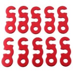 - corde de rechange pour tente fluorescente, tendeur de tente en aluminium, accessoires pour corde d'auvent, ...