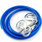 Cordes de remorquage de 5 tonnes rsistante 4 mtres dpannage cable de remorquage avec 2 crochets de ...