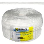 Corde tressée en polypropylène blanche (bobine 200 m) Corde tressée en polypropylène blanche (bobine 200 m)
