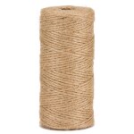 La cordeline ficelle jute naturel, 1. 5mm 400m pour le jardinage, bricolage, activits manuelles, naturelle, ...