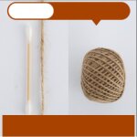 La cordeline ficelle jute naturel Ø3. 0mm ±100m pour le jardinage, bricolage, activités manuelles (corde ... La cordeline ficelle jute naturel Ø3. 0mm ±100m pour le jardinage, bricolage, activités manuelles (corde ...