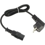 Cordon alimentation noir 1m ts - 01020680 - raclette