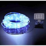 Cordon lumineux solaire - 10 m�tres - blanc
