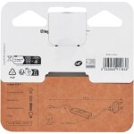 Cordon pr� - �quip� pour lampe avec fiche m�le et interrupteur 2a - blanc - legrand