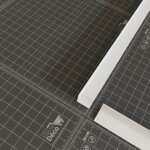 Corni�re pvc - longueur 2. 60 m - blanc - 1. 5 x 1. 5 cm