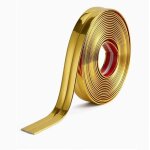 Corni�re pvc, 5mx2cm rev�tements d'angle autocollant plinthe souple protection d'angle bordure d?angle ...