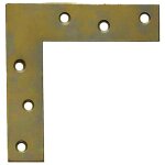 Corni�re de renfort ronde 80x80 mm, 50 pi�ces, acier haute r�sistance - marque