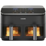 Cosori - friteuse sans huile dual basket chef edition 8, 5 litres Cosori - friteuse sans huile dual basket chef edition 8, 5 litres