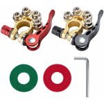 Cosse batterie 12v batterie terminal connecteurs borne positive et ngative avec rondelles anti - corrosion ...