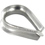 Cosse coeur inox a4 diam�tre 3 - 1 pi�ce