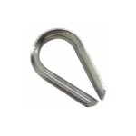 Cosses plaques zinc pour cble de 4 mm.