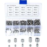 Costjj - vis sans t�te en acier inox, m3 m4 m5 m6 m8 vis � m�taux, assortiment kit de fixations vis pointeau(2 ...