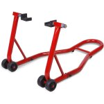 Costway - b�quille d'atelier stand l�ve moto universel arri�re de moto avec rouge
