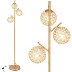 Costway - lampadaire sur pied salon, lampadaire à 3 globes avec abat - jour, interrupteur au pied, lampe ... Costway - lampadaire sur pied salon, lampadaire à 3 globes avec abat - jour, interrupteur au pied, lampe ...